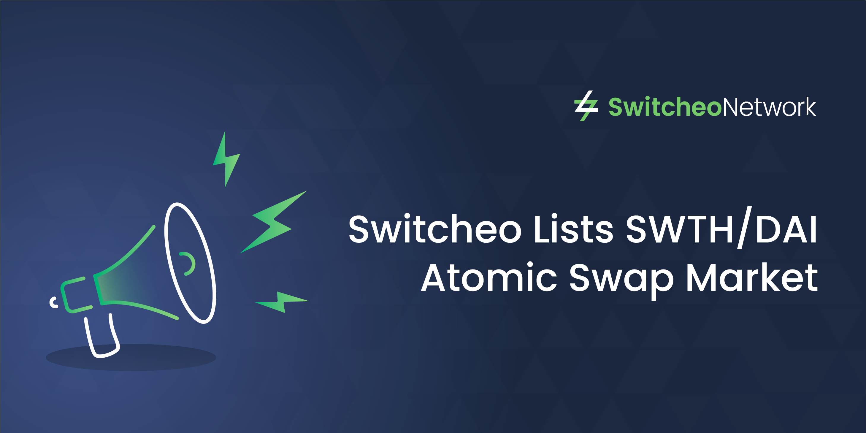 Switcheo Lists SWTH/DAI Atomic Swap Market