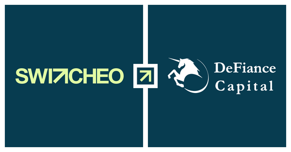 Switcheo Secures Investment in Strategic Round Led By DeFiance Capital
